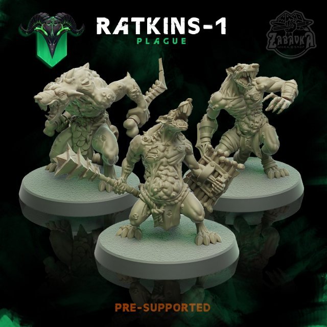 Set of Ratkins - 1 (28mm) Set of Ratkins - 1 (28mm)