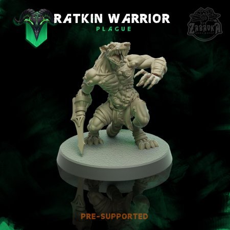 Ratkin Warrior #2 (28mm)