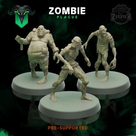 Set of Zombies (32mm)