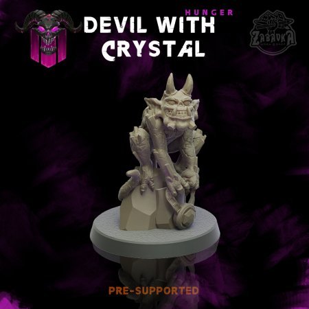 Devil With Crystal (25mm)