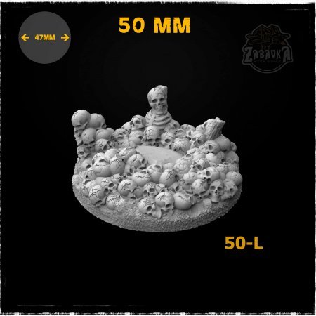 Skulls and Bones - 50mm Resin Base Topper