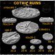 Gothic Ruins Resin Base Toppers - Extra Sizes Gothic Ruins Resin Base Toppers - Extra Sizes