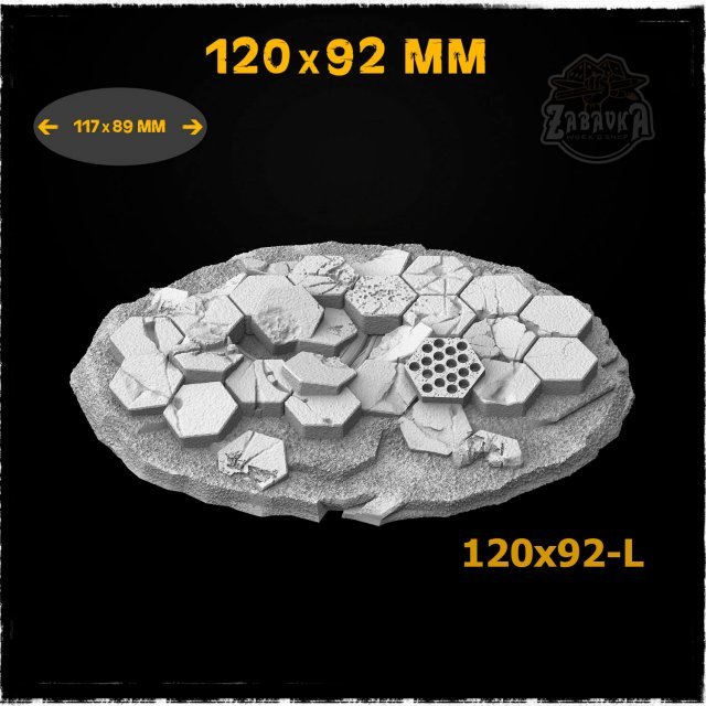 Hex Tiles Resin Base Toppers - Extra Set (12 items)