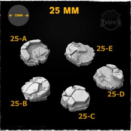 Hex Resin Base Toppers - Extra Sizes