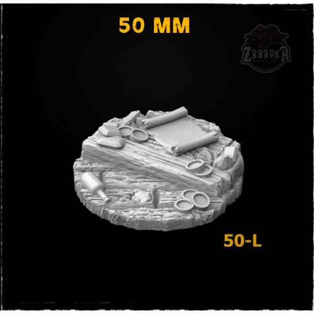 Pirate Ship - 50mm Resin Base Topper Pirate Ship - 50mm Resin Base Topper