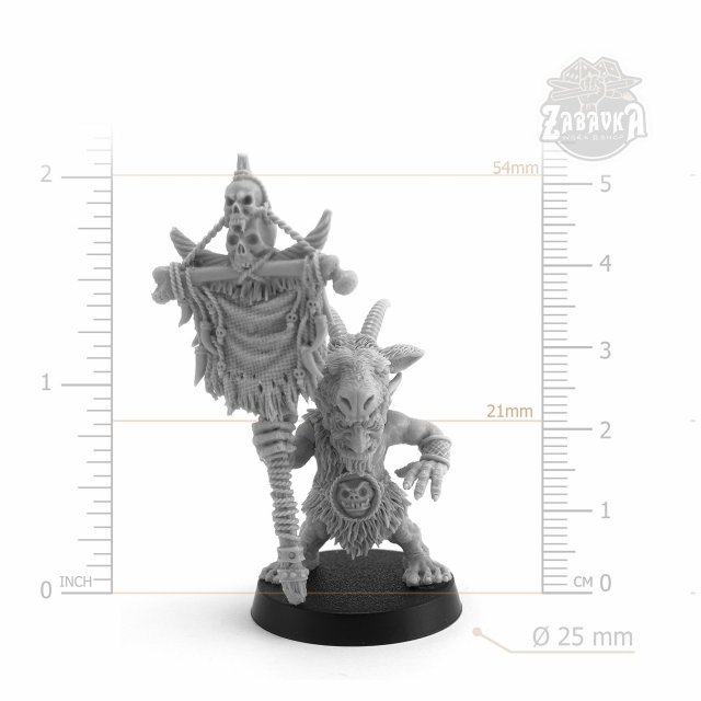 Goblin Banner Bearer-1 (25mm) Goblin Banner Bearer-1 (25mm)