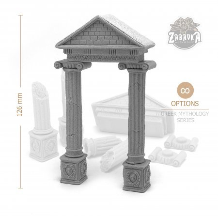 Columns of an ancient Greek temple (Set 1)