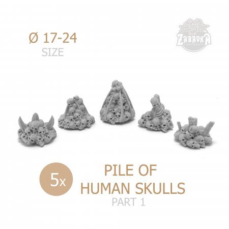 Pile of Human Skulls (Part 1)