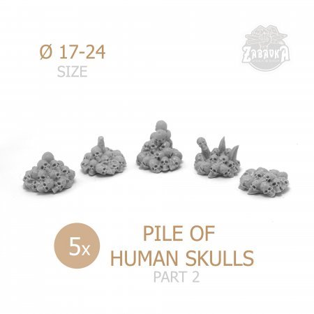 Pile of Human Skulls (Part 2)