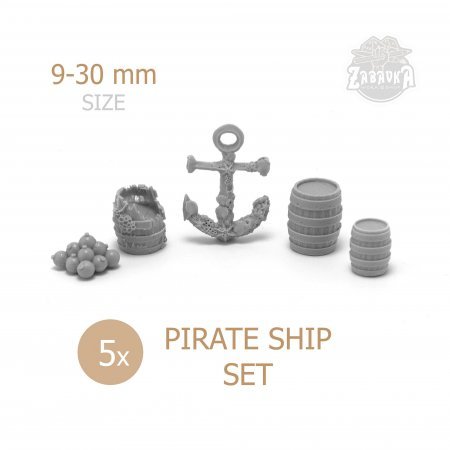 Pirate ship set (5 items)