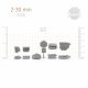 Urban Ruins Set - Scenery Elements (12 items)