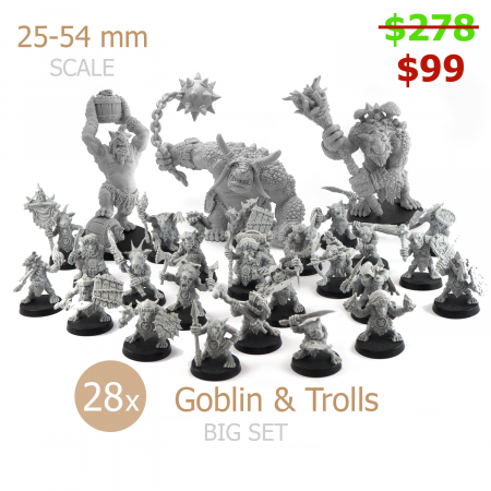 Goblin & Trolls Big Set