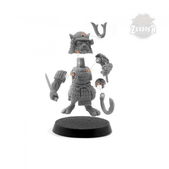 Samurai Cat (32mm) Samurai Cat (32mm)