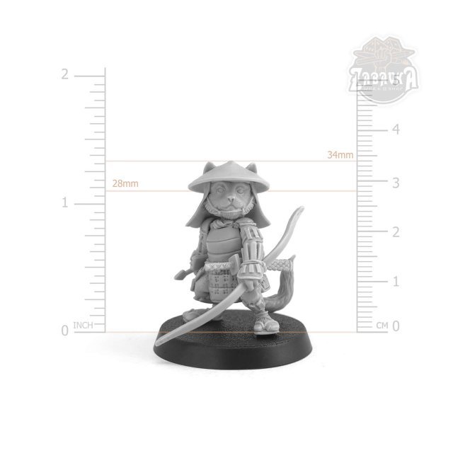 Kodzusu-Warrior Cat (28mm) Kodzusu-Warrior Cat (28mm)