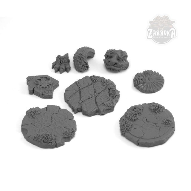 Set of Bases and Terrain elements from the Japanese Warrior Cats Set of Bases and Terrain elements from the Japanese Warrior Cats