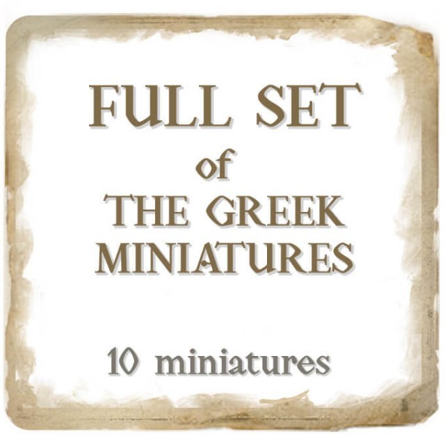 Full Set of the Greek Miniatures + FREE Gift Box