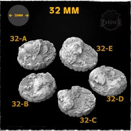 Ancient Greece - 32mm Resin Base Toppers (5 items)