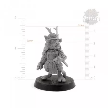 Set of Small Miniatures from the  Japanese Warrior Cats