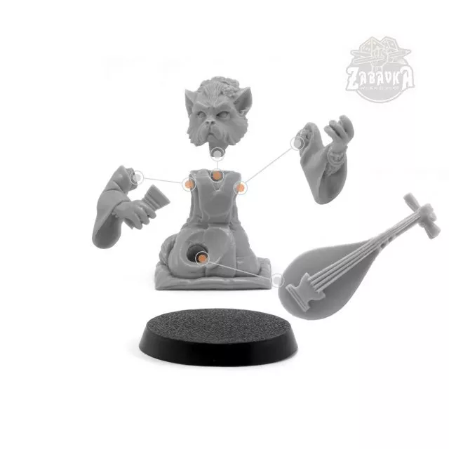 Geisha Cat (28mm)